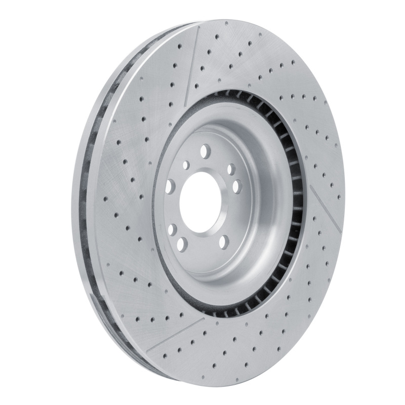 Mercedes-Benz GLS63 AMG Brake Rotor (1) - Front - R1 Concepts - Drilled and Slotted - `12-`19